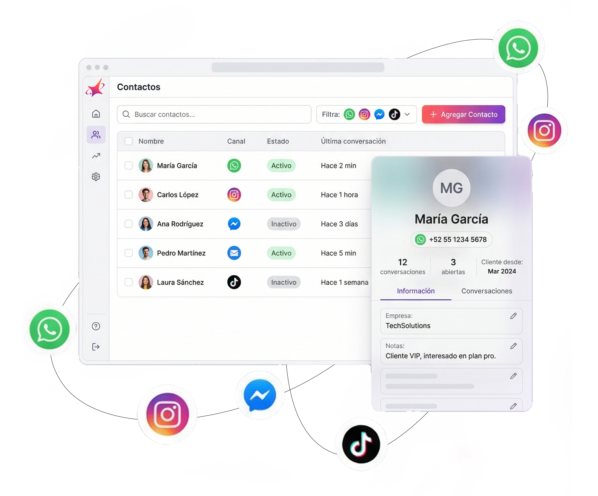 CRM de Contactos de Attic